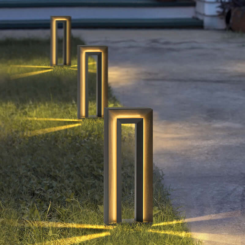 Nowoczesna lampa solarna zewnętrzna LED