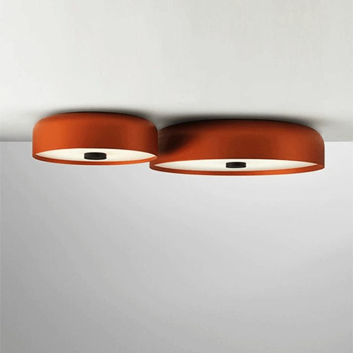 Minimalistyczna Retropłaska Lampa Sufitowa LED do Wnętrz