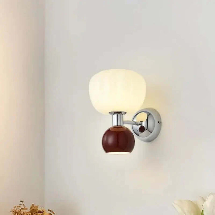 Nowoczesne kremowe kinkiety LED
