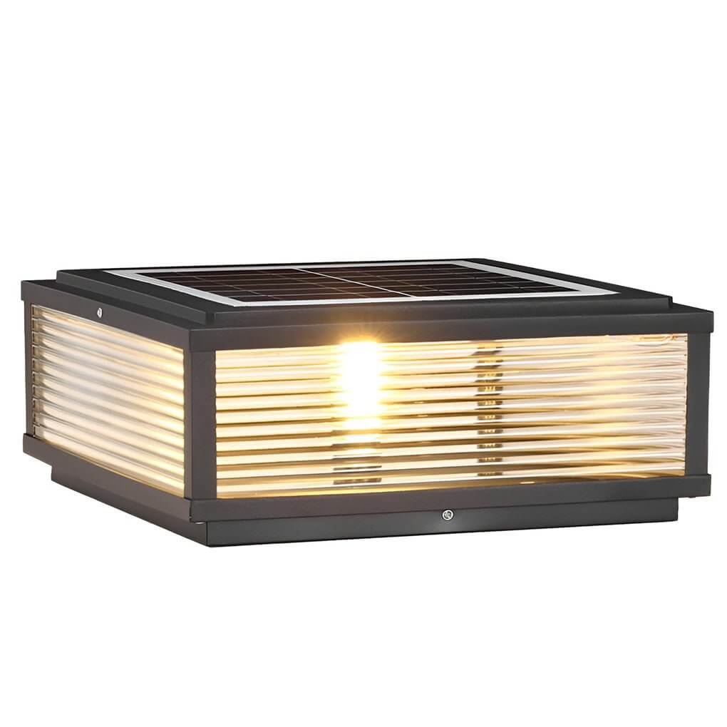 Kwadratowa Lampa Ogrodowa LED - Nowoczesne Oświetlenie Słupkowe