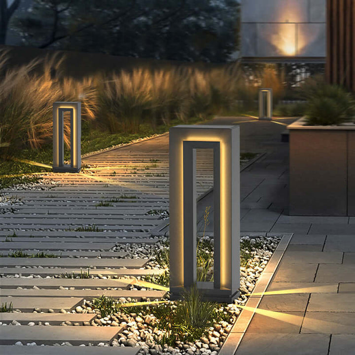 Nowoczesna lampa solarna zewnętrzna LED