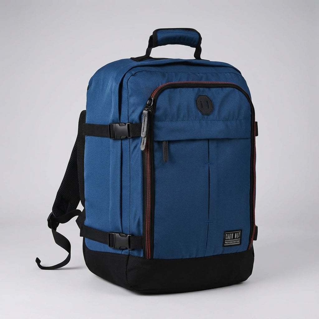 Unisex plecak miejski NomadLite 30L na plecach osoby, podkreślający jego komfort.