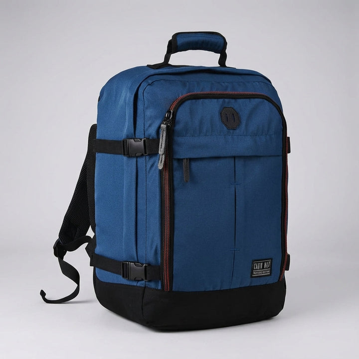 Unisex plecak miejski NomadLite 30L na plecach osoby, podkreślający jego komfort.