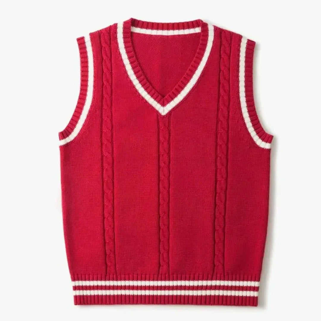 Męska kamizelka bez rękawów w stylu casual, idealna na warstwowe stylizacje i dodatek do stroju.