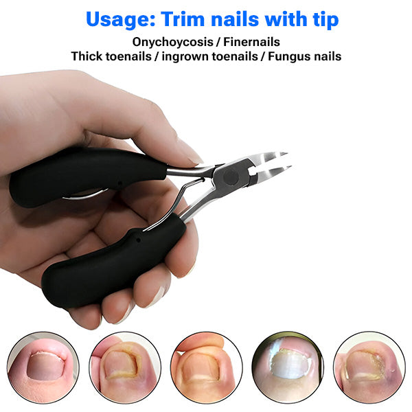 Premium zestaw do pielęgnacji paznokci z narzędziami ze stali nierdzewnej, kompaktowy rozmiar, idealny do manicure w domu, zawiera akcesoria