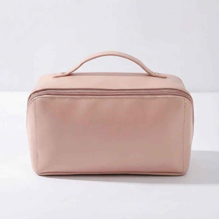 Glambox kompaktowa damska kosmetyczka podróżna, elegancki organizer na przybory higieniczne.