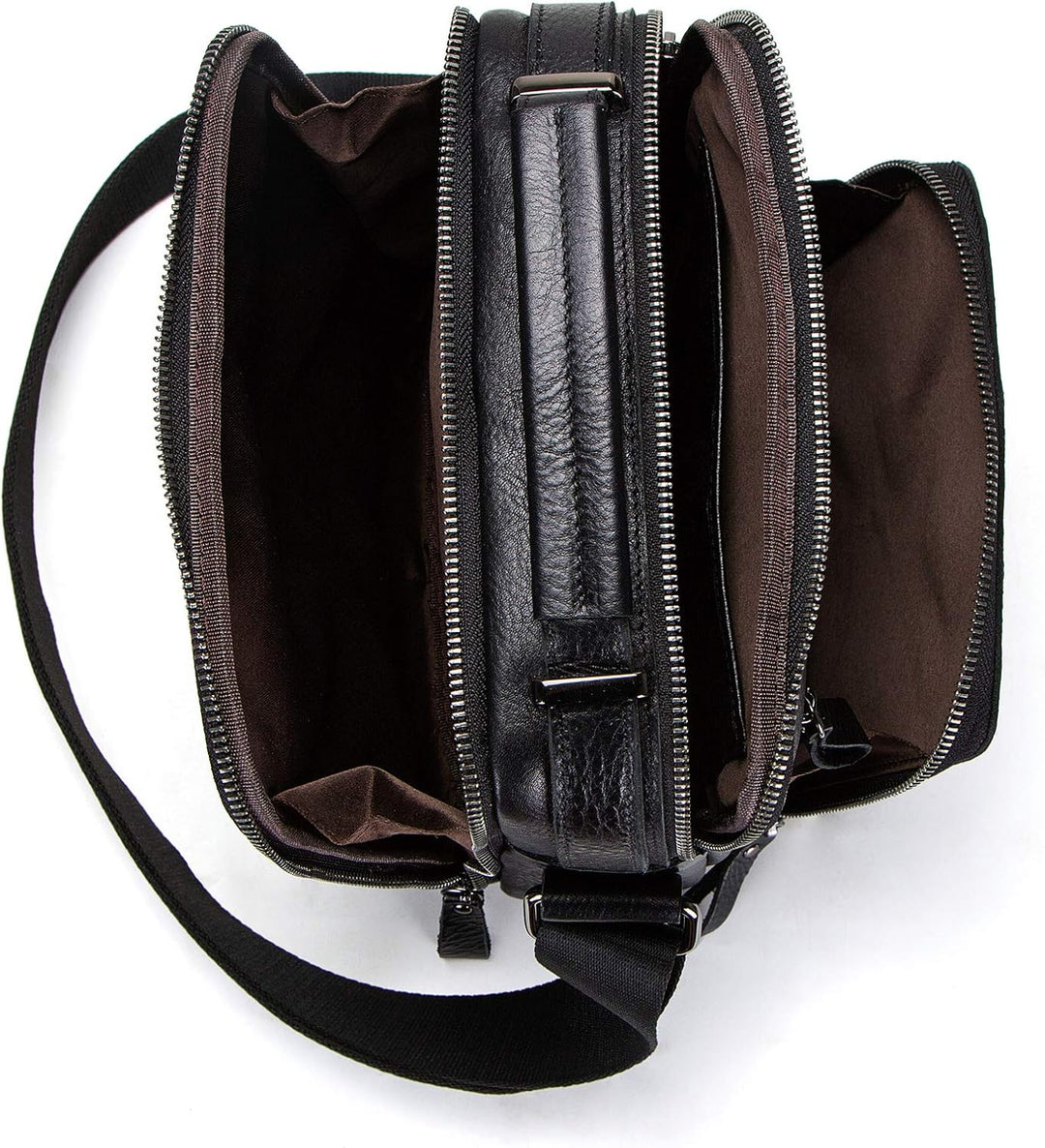 Uniwersalna kompaktowa torba messenger EnduraBag. Skórzana torba na ramię dla kobiet i mężczyzn, idealna do miejskiego stylu.