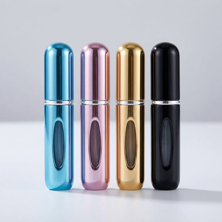 Uniwersalny, napełniany atomizer perfum PocketMist. Idealny na zapachy w podróży, kompaktowy i praktyczny.