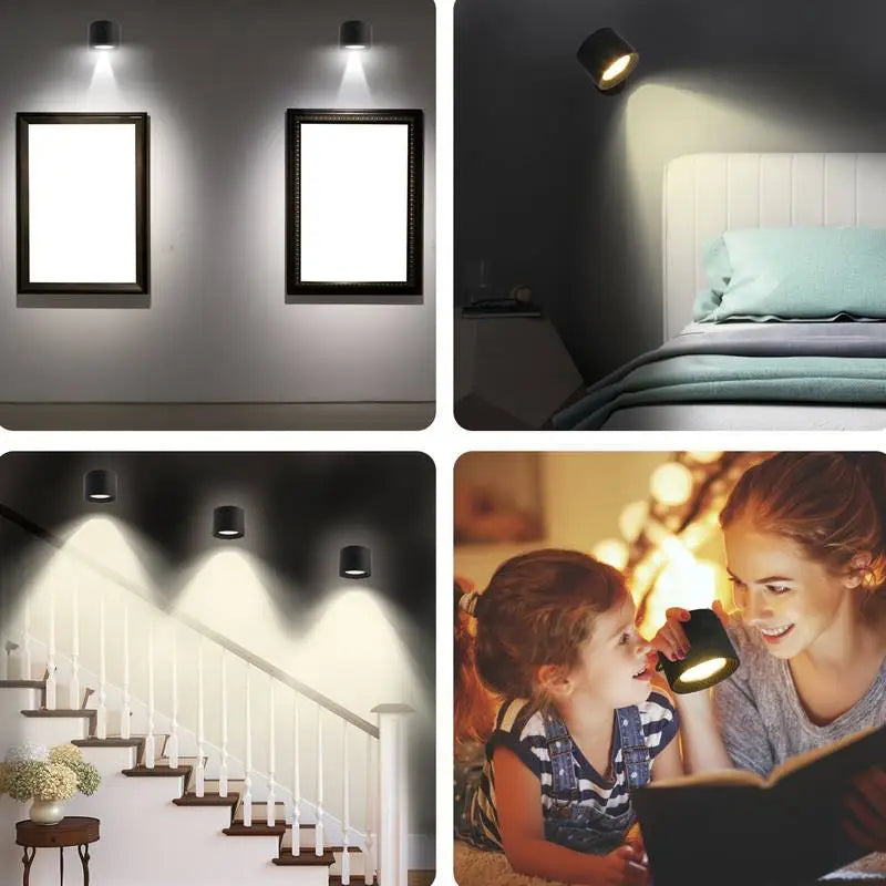 Nowoczesna lampa LED bezprzewodowa 360°, elastyczny design, delikatne światło, idealna do relaksującej atmosfery, praktyczna mobilność.