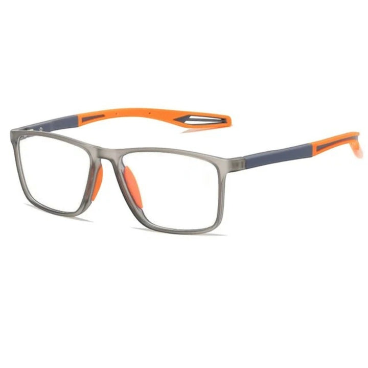 Ultralekkie okulary wieloogniskowe unisex, nowoczesny design, precyzyjne soczewki, do widzenia z bliska i daleka, niebieskie.