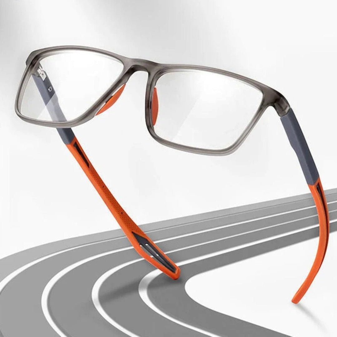 Ultralekkie okulary wieloogniskowe unisex, nowoczesny design, precyzyjne soczewki, do widzenia z bliska i daleka, niebieskie.