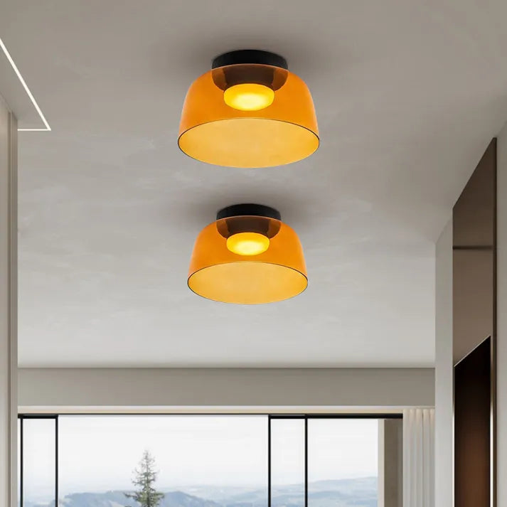 Lampa sufitowa do dużych pomieszczeń, dostępna w wariantach z 1, 2 lub 3 poziomami oświetlenia