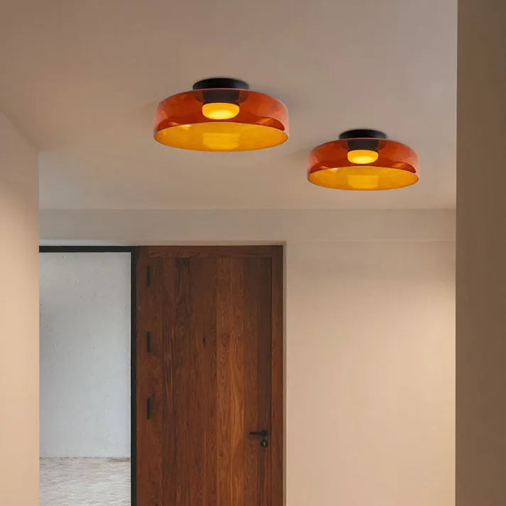 "Lustre de plafond en verre, style moderne et médiéval, lumière chaleureuse et design élégant, idéal pour salon ou salle à ma