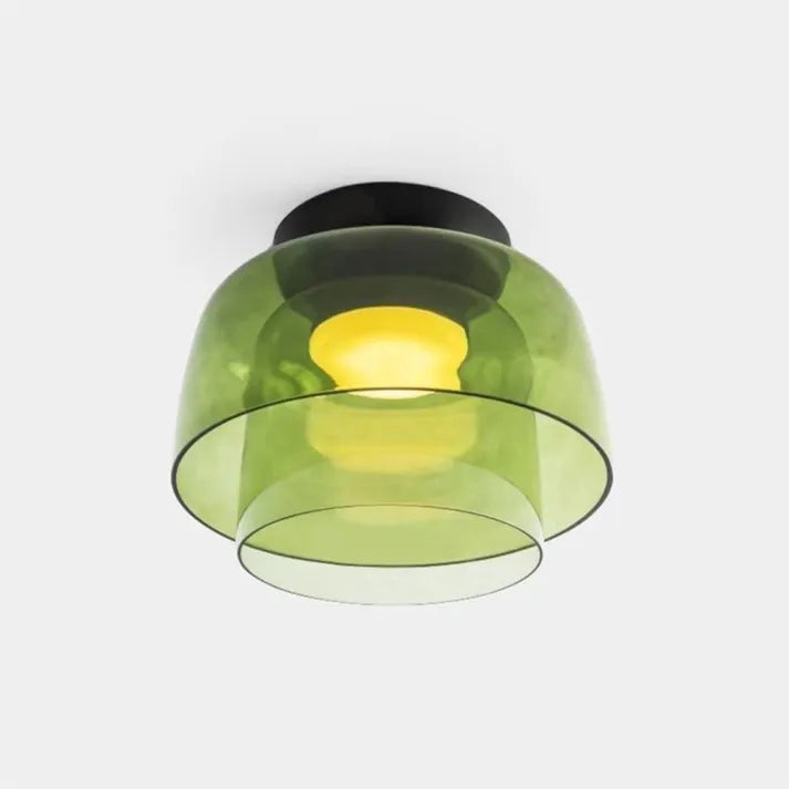 "Lustre de plafond en verre, style moderne et médiéval, lumière chaleureuse et design élégant, idéal pour salon ou salle à ma