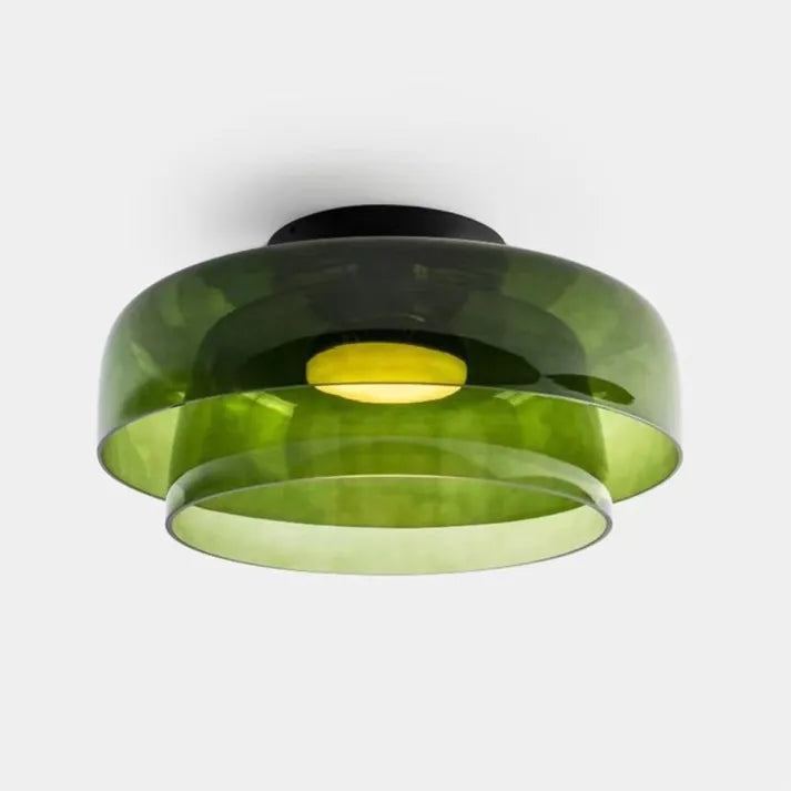 "Lustre de plafond en verre, style moderne et médiéval, lumière chaleureuse et design élégant, idéal pour salon ou salle à ma