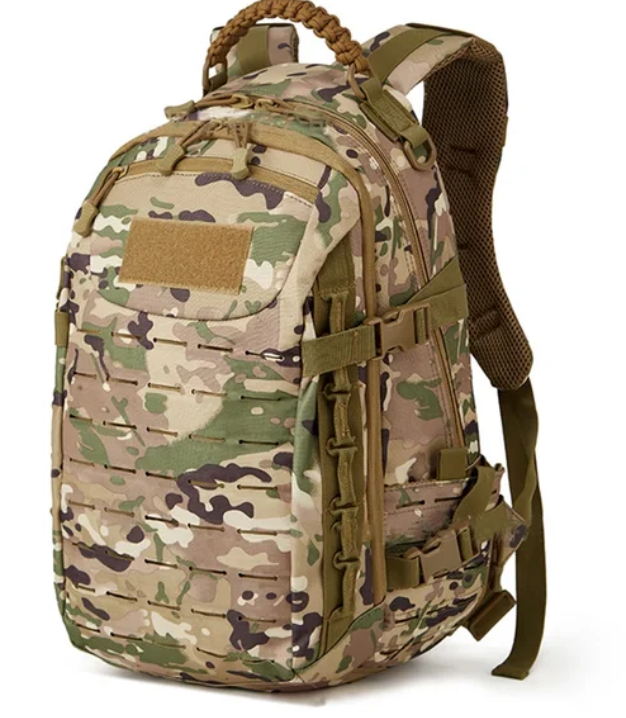 Gotowy do akcji męski plecak taktyczny Explorer 30L, militarny i funkcjonalny na survival i outdoor.