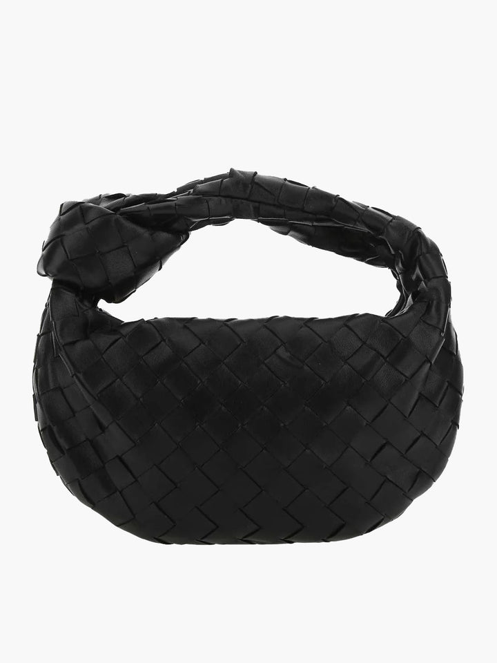 Elegancka damska torebka mini z ręcznym splotem, nowoczesny design, wytrzymałe wykończenie, wszechstronny dodatek.