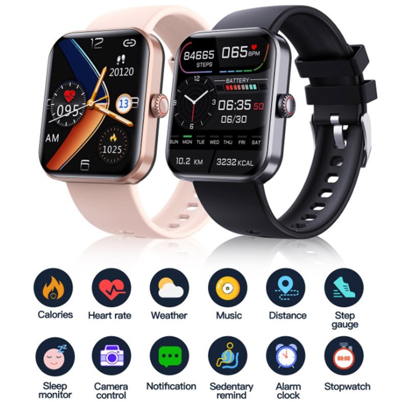Smartwatch GlucoWatch, zaawansowane monitorowanie zdrowia, łatwość użytkowania, komfortowe noszenie.
