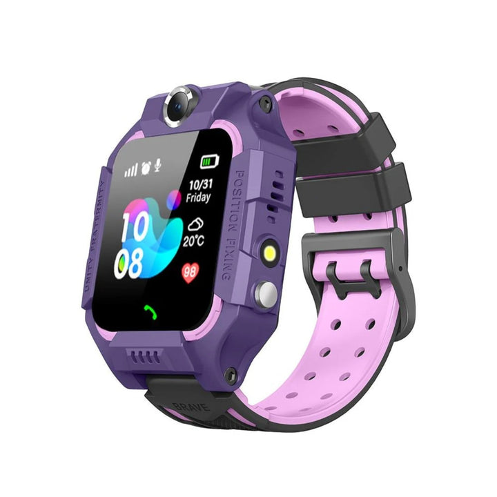 Smartwatch dla dzieci GPS, kolorowy z aparatem, dwukierunkowymi połączeniami i wbudowanym przyciskiem SOS dla bezpieczeństwa i zabawy.