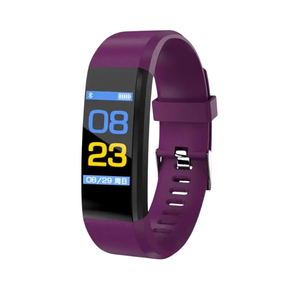 Smartwatch dla seniorów, wyraźny wyświetlacz LED, ergonomiczny, zaawansowane monitorowanie zdrowia, czerwony, akcesorium męskie