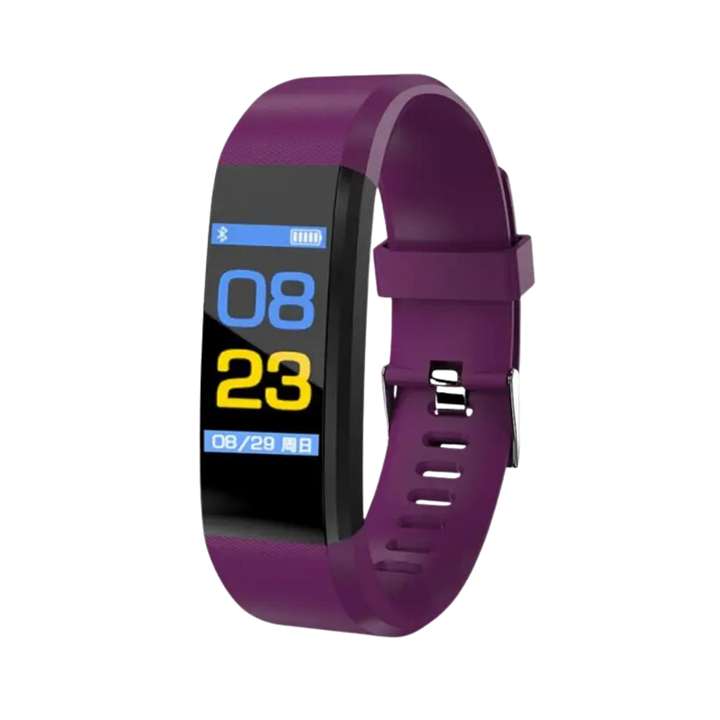 Smartwatch dla seniorów, wyraźny wyświetlacz LED, ergonomiczny, zaawansowane monitorowanie zdrowia, czerwony, akcesorium męskie