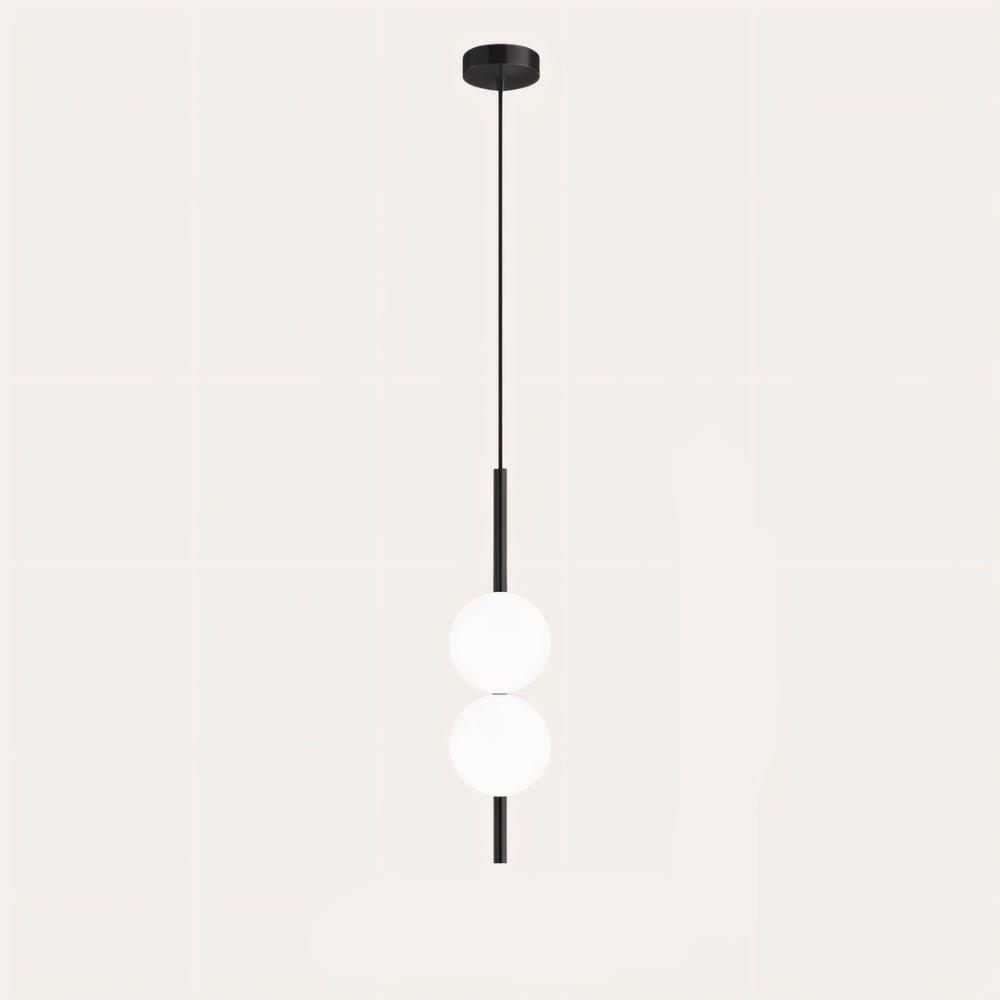 Lampa sufitowa LED z metalową obudową, styl skandynawski, nowoczesne i funkcjonalne oświetlenie.