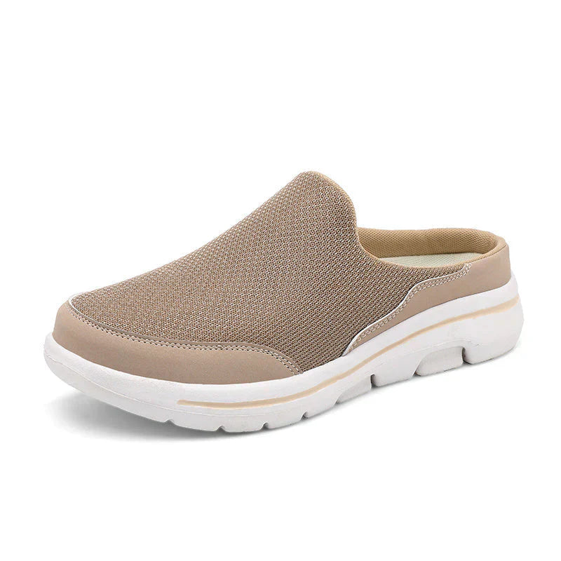 Męskie luksusowe, oddychające i eleganckie kapcie z mieszanki bawełny, z ergonomicznym designem dla optymalnego komfortu.