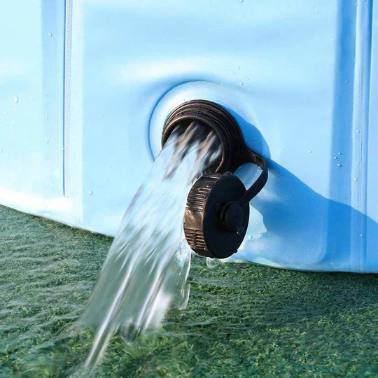Składany basen dla psów, wytrzymały i antypoślizgowy, idealny do ogrodu lub na taras, łatwy w montażu i transporcie.
