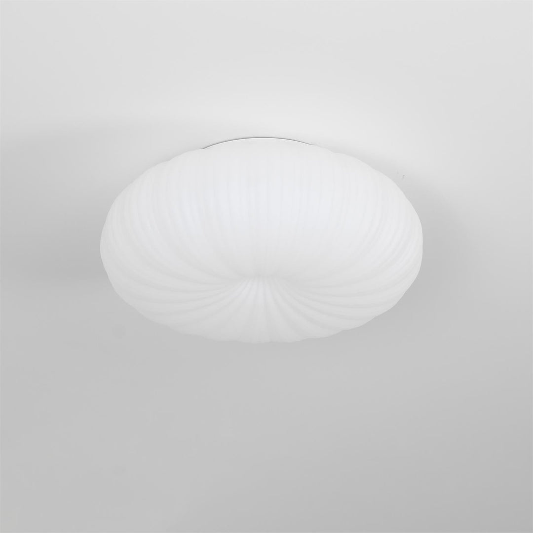 Lampa sufitowa LED z metalu i akrylu, nowoczesny design, regulowane światło z pilotem, elegancka i współczesna.