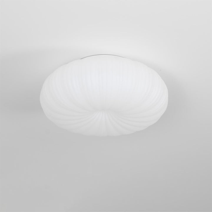 Lampa sufitowa LED z metalu i akrylu, nowoczesny design, regulowane światło z pilotem, elegancka i współczesna.