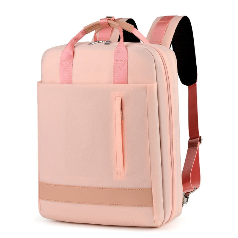 Stylowy plecak unisex z portem USB, doskonały do pracy, szkoły i na co dzień.