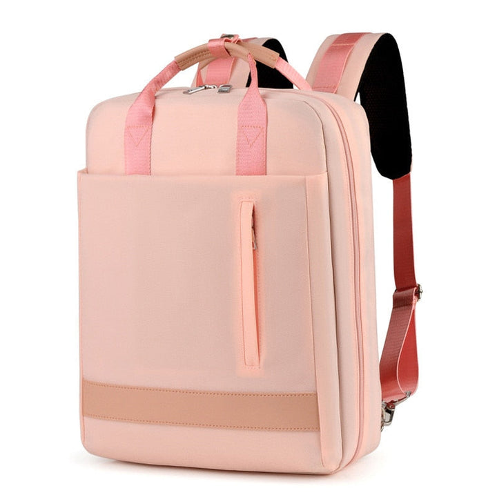 Stylowy plecak unisex z portem USB, doskonały do pracy, szkoły i na co dzień.