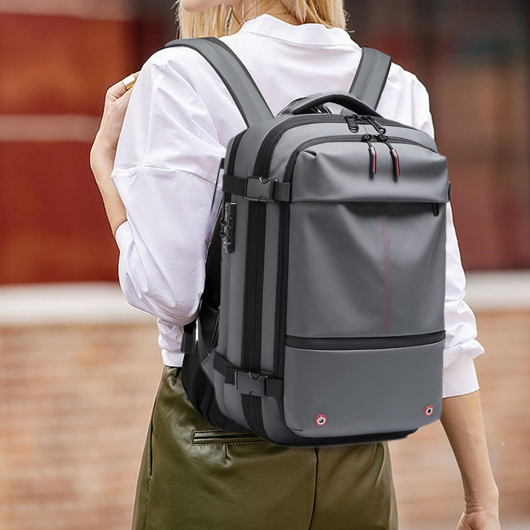 Torba podróżna 60L Air Vacuum, wodoodporna, z kompresją i miejscem na laptopa, idealna na wyjazd.