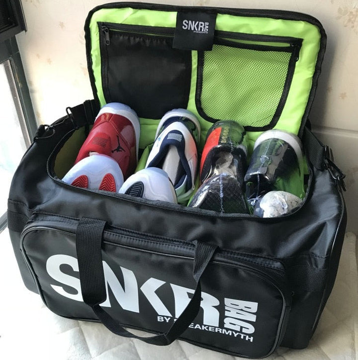 Sportowy plecak z dedykowaną komorą na sneakersy. Wodoodporny, idealny na aktywny tryb życia.