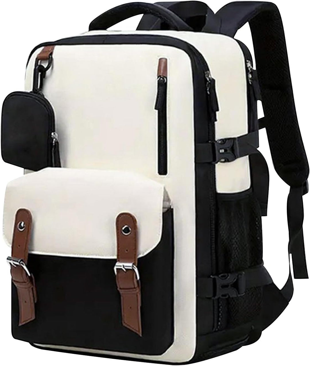 Pojemny plecak Elorio do samolotu, wodoodporny bagaż podręczny, rozszerzalny, na laptopa, unisex.