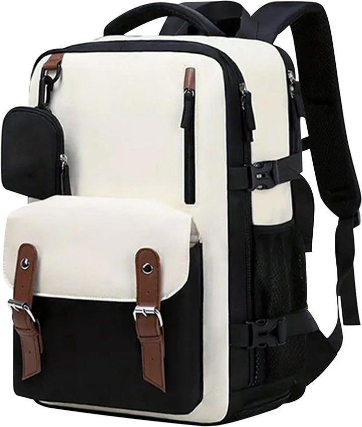 Pojemny plecak Elorio do samolotu, wodoodporny bagaż podręczny, rozszerzalny, na laptopa, unisex.