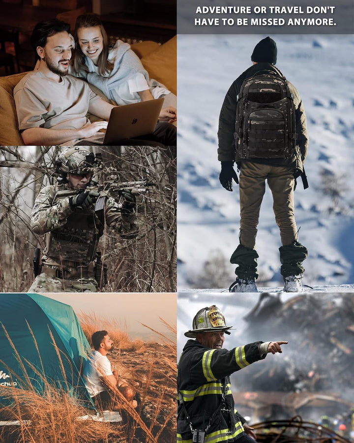 Wszechstronny plecak 35L Molle: taktyczny, podróżny, miejski i turystyczny.