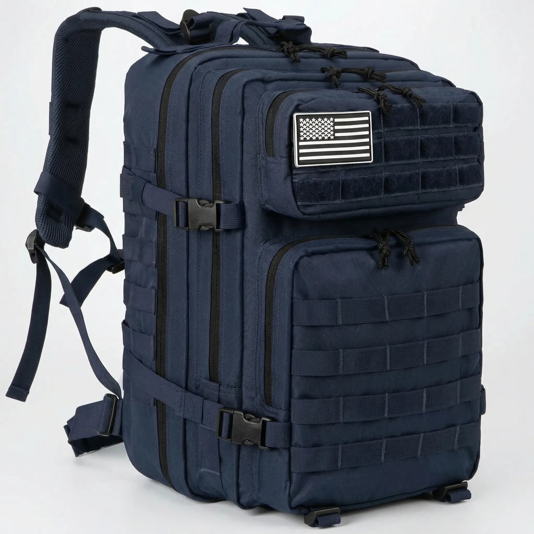 Unisex plecak taktyczny 45L MOLLE, wygodny do noszenia podczas długich wypraw.