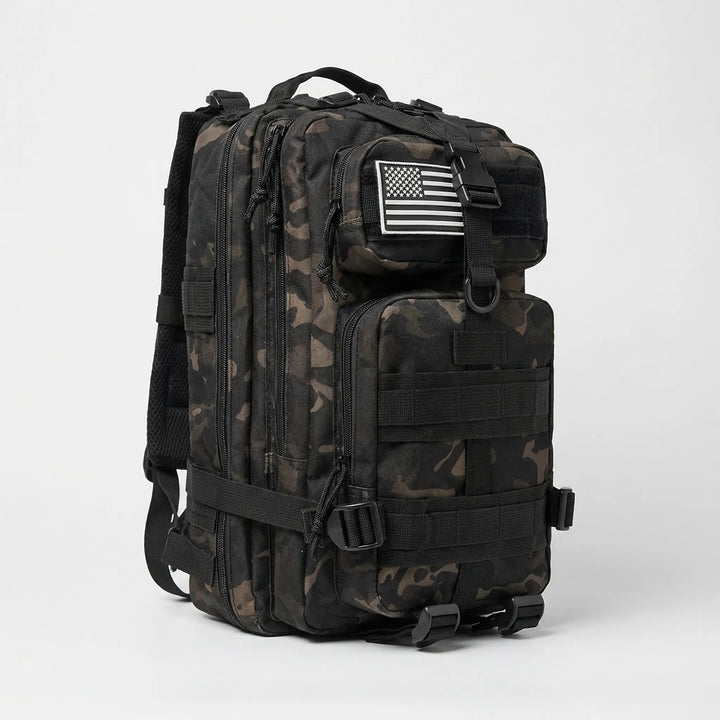 Lekki plecak taktyczny 25L turystyczny z systemem MOLLE, na krótkie wędrówki i miejski outdoor.
