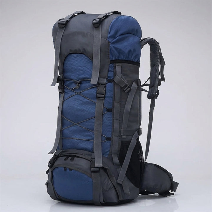 Wodoodporny plecak trekkingowy 60L Pathward, wytrzymały materiał na turystykę górską i outdoor.