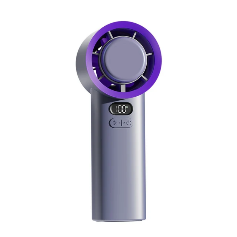 Ręczny wentylator mini USB z akumulatorem. Skuteczne chłodzenie w upalne lato, idealny w podróży.