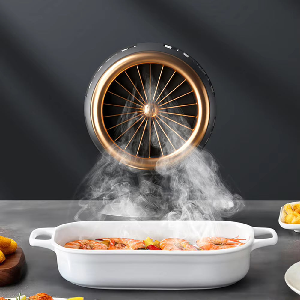 Wielofunkcyjny wentylator USB do kuchni, wyciągający dym z grilla stołowego, hot pot i innych potraw.