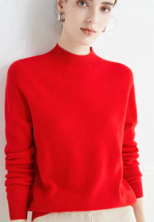 Damski sweter z miękkiego materiału, idealny na każdą okazję