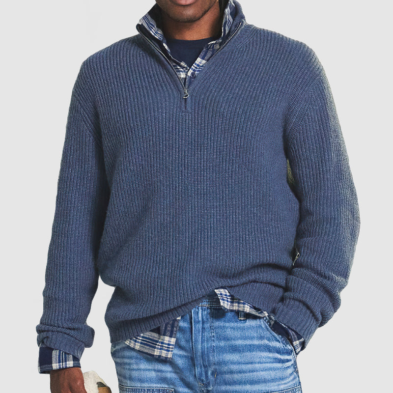 Damski sweter z długim rękawem, miękki i elegancki, dostępny w wielu kolorach.
