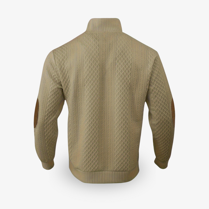 Miękki, ciepły i elegancki sweter męski z wełny; dostępny w kolorach beżowym, białym, szarym, czarnym i zielonym; rozmiary od S do 3XL.