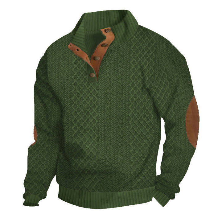 Miękki, ciepły i elegancki sweter męski z wełny; dostępny w kolorach beżowym, białym, szarym, czarnym i zielonym; rozmiary od S do 3XL.