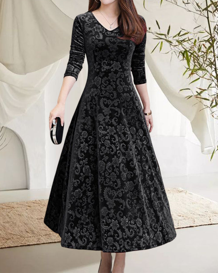 Elegancka sukienka damska Margaret - krój A-line, na okazje