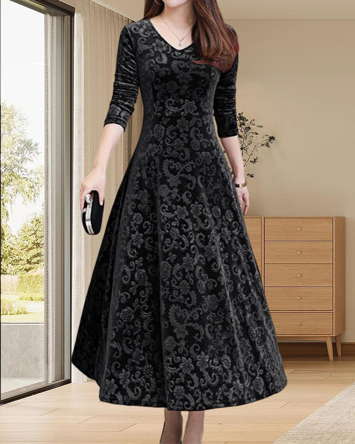 Elegancka sukienka damska Margaret - krój A-line, styl