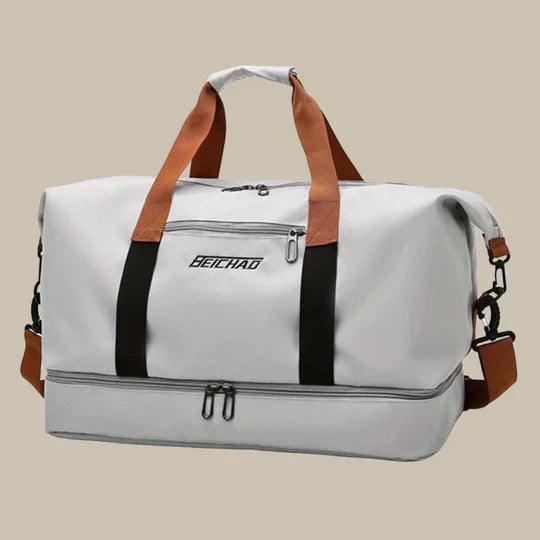 Męska torba sportowa, elegancka, przestronna, z licznymi przegrodami, regulowany pasek na ramię, różne kolory.