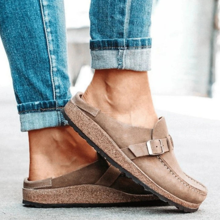 Ergonomiczne sandały damskie z pianką memory foam w kolorze khaki, liliowym, brązowym, czarnym, zielonym, dla ortopedycznego komfortu.